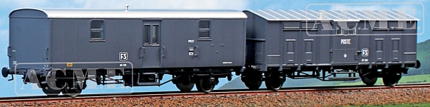 ACME 55351 - H0 - 2-tlg. Set Postwagen, FS, Ep. IV